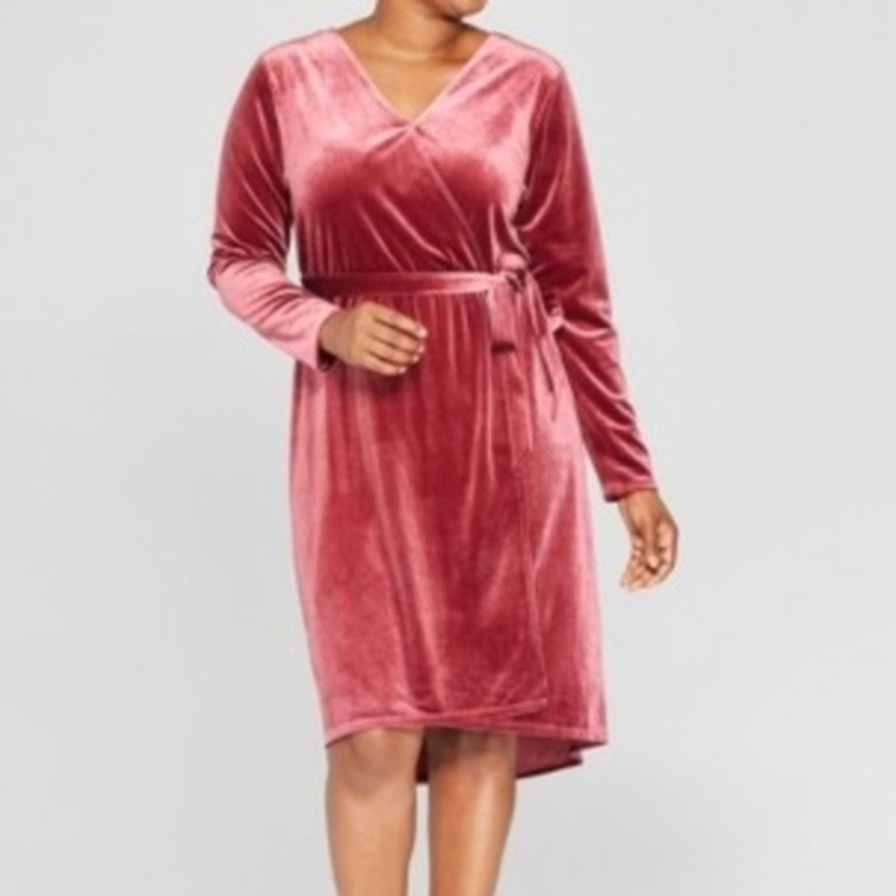 AVA & VIV velvet dress
